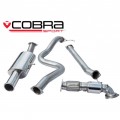 FD67b Cobra Sport Ford Fiesta MK7 ST180 2013> Turbo Back Package - 3" Bore (with Sports Catalyst / Non-Resonated) Single Tailpipe